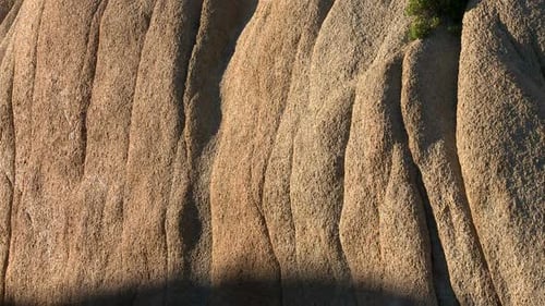Desert Rocks Sunset Shadows Creep Along Rocks - 1
