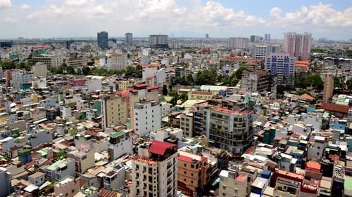 Nuages et ombres passant au-dessus de Ho Chi Minh-Ville (Saigon) 7