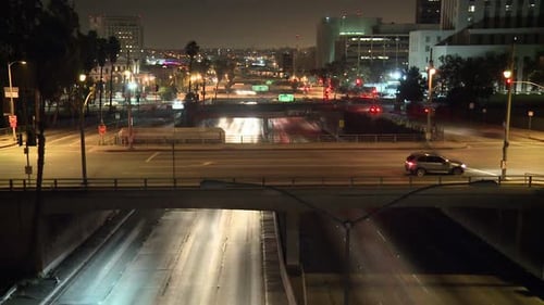Los Angeles Traffic At Night 6