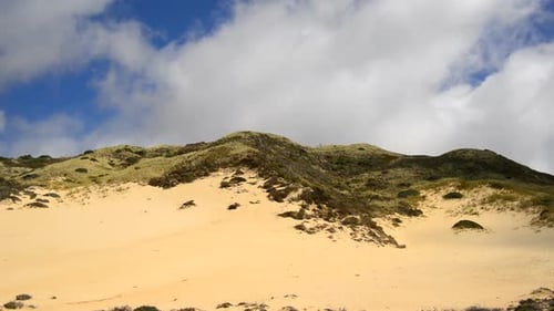 Clouds Passing Over Sand Dune 1