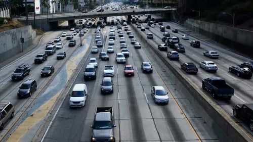 Traffic Jam In Downtown Los Angeles 2