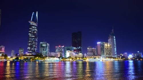 Scenic Ho Chi Minh City (Saigon) Skyline At Night - Vietnam 26