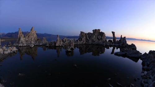 Tufa Formation On Scenic Mono Lake California At Sunrise 6