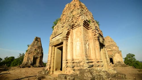 Ancient Temple Room On Top Of Temple - Angkor Wat Temple Complex, Cambodia