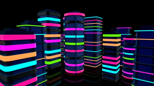 Night City Colorful Neon