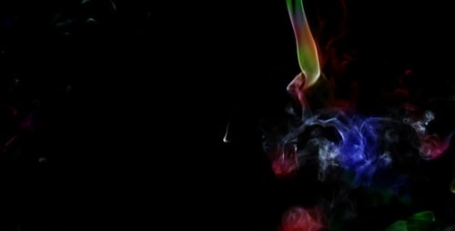Abstrakte bunte Rauch-Element Turbulence 6