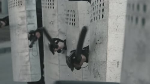 Tactique d'intimidation de la police