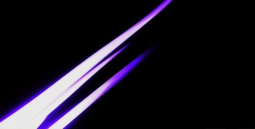 Glowing Fluid Purple Lines Transition