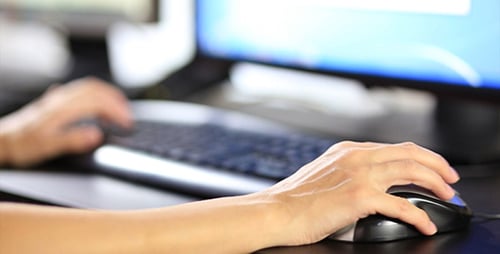 Woman Working at a Computer 20