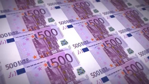 Euro Money Bills