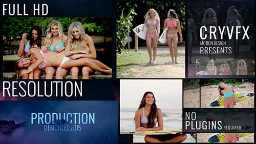 Carretel de demonstração de produção