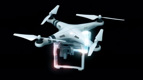 High Technology Drone Hud Hologram 4k