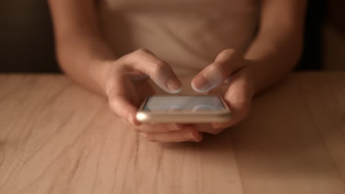 Chatting On Smartphone