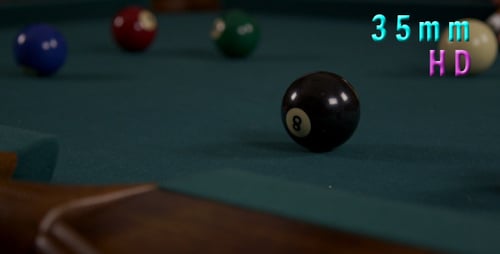 Hitting The Ball In A Game Of Billiard Pool 4