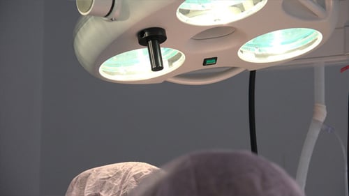 Surgical Light Illuminates the Operating Room