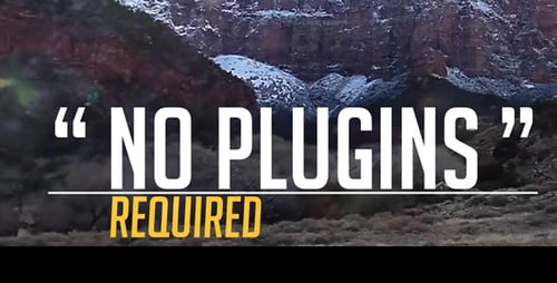 Clean Split Screen Video Presentation with Text Animation