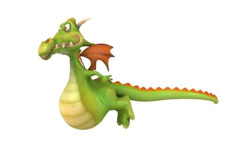 Lustiger Drache