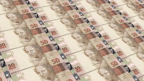 Brazil Money / 50 Brazilian Real 4K