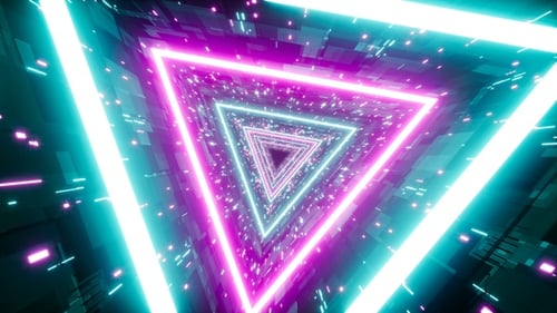 Cyber Triangle Vj Loops