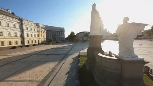 FPV Drone Footage of Fly Over St