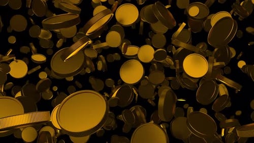Goldene Münze