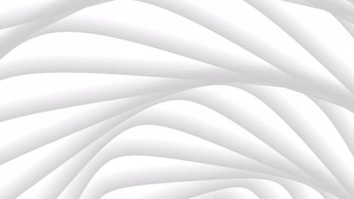 Abstract Wavy White Background Loop