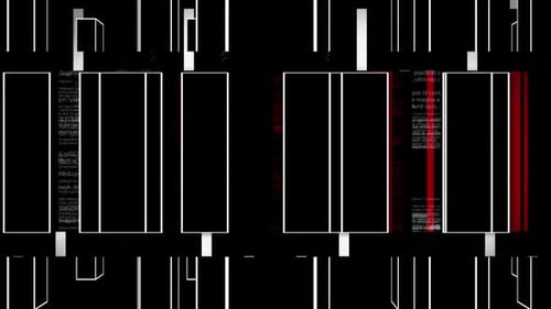 Animated Digital Data Flow Background with Geometric Lines