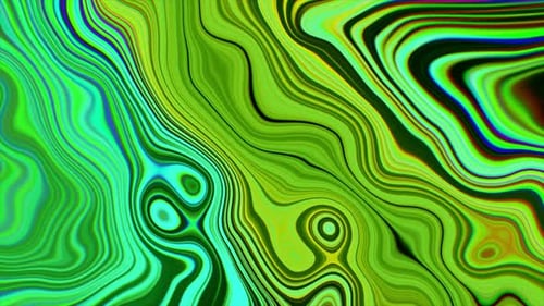 Vibrant Psychedelic Fluid Color Flow Abstract Background