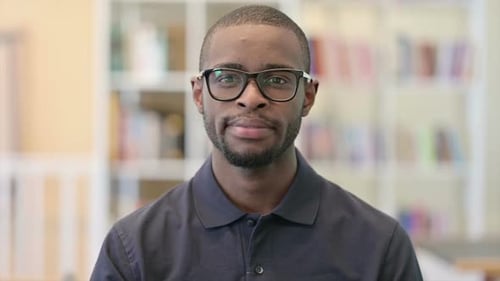 Young Adult Man Posing Indoors