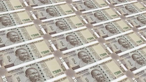 India Money500 Indian Rupee 4K