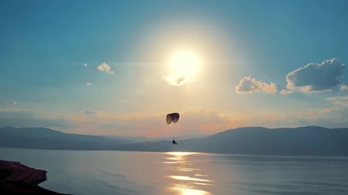 Parapente un jour d'été