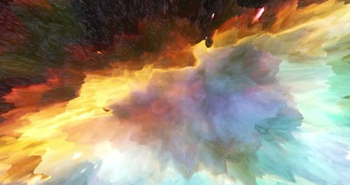 Fond de peinture abstraite