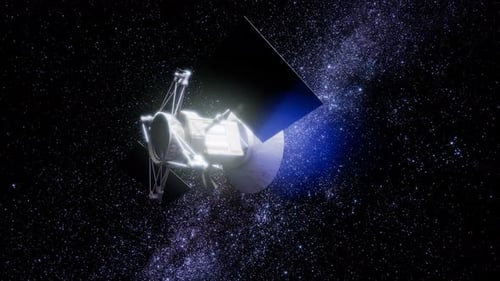 Magellan Spacecraft Approaching To Venus