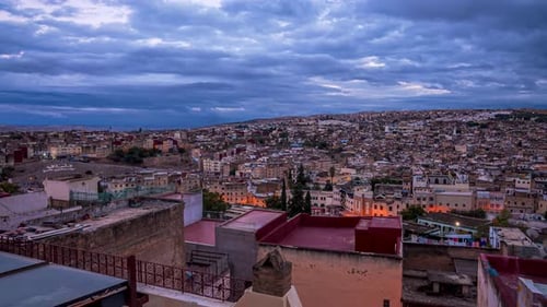 Beautiful Timelapse of the Fes City in Morocco