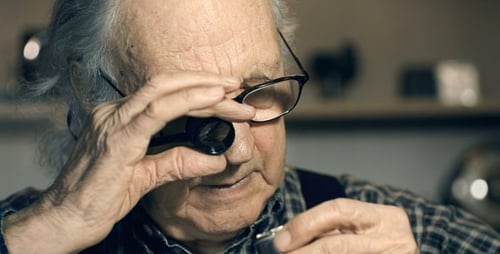 Uhr zerlegen
