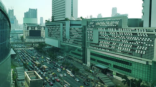 Heure de pointe de Bangkok