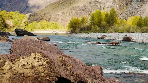 Fast Mountain River