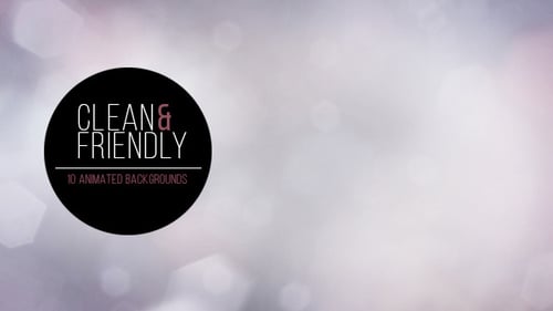 Clean Abstract Bokeh Particles Background Loop