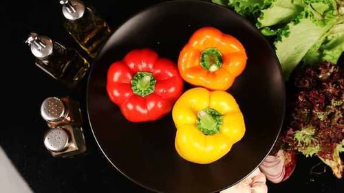 Three Bell Peppers