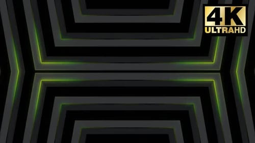 7 Green Neon Vj Loop Pack 4k