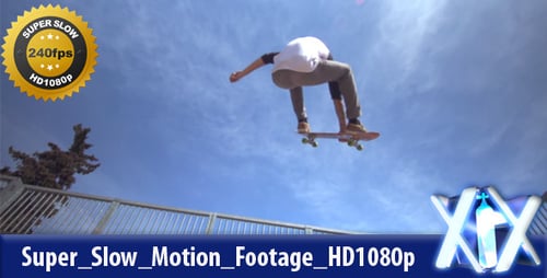 Skater Jumps High In Air