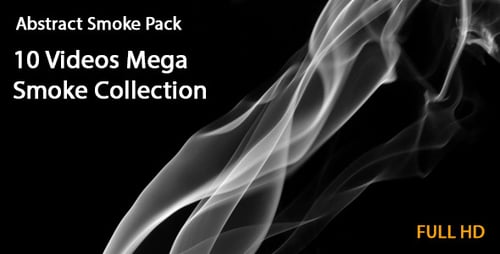 Megapack mit abstrakten bunten Fluidrauch