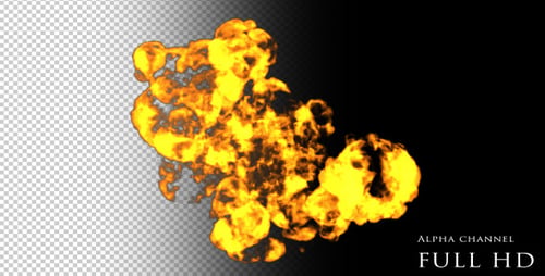 Explosion - Ansicht von oben