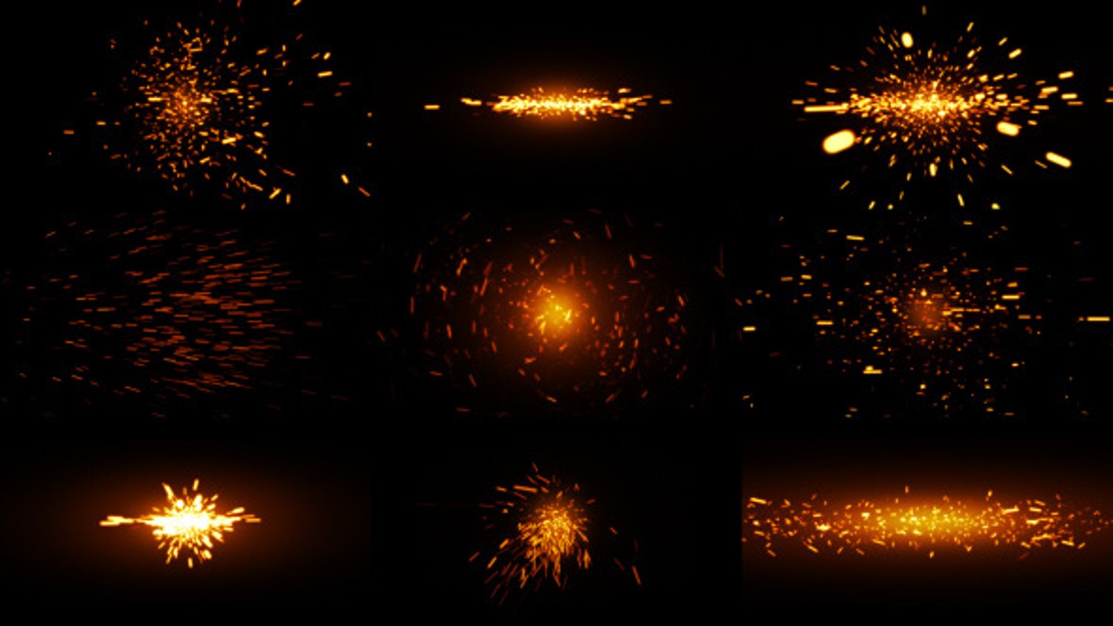 Particle Explosions Collection, Elements Motion Graphics ft. burning ...