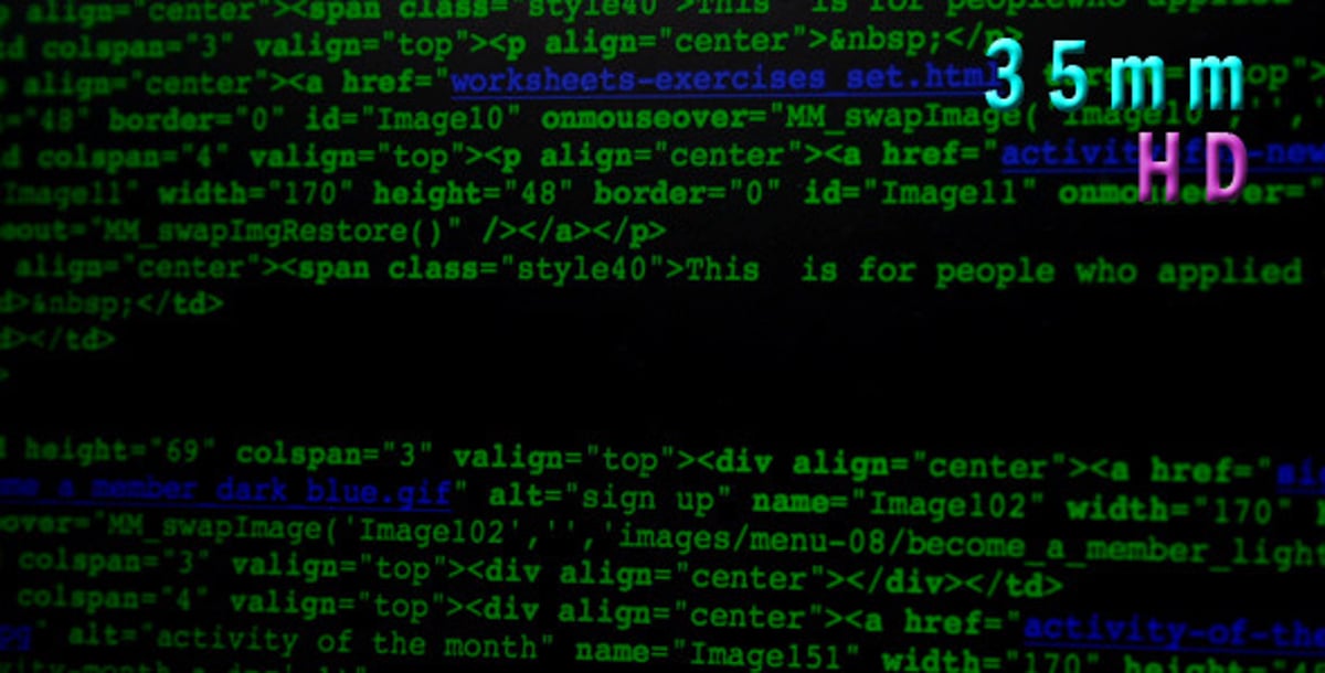 Green Computer Code Scrolling Through Screen, Technology Stock Footage ...