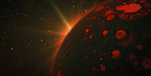 Red Space Planet