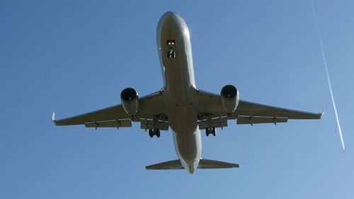 Commercial Airliner Landing