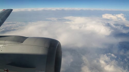 View From Airplane