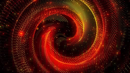 Graphismes de mouvement de fond de particules lumineuses abstraits Graphiques animés animés