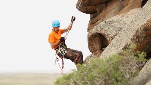 Man Trains to Conquer the Rock 11